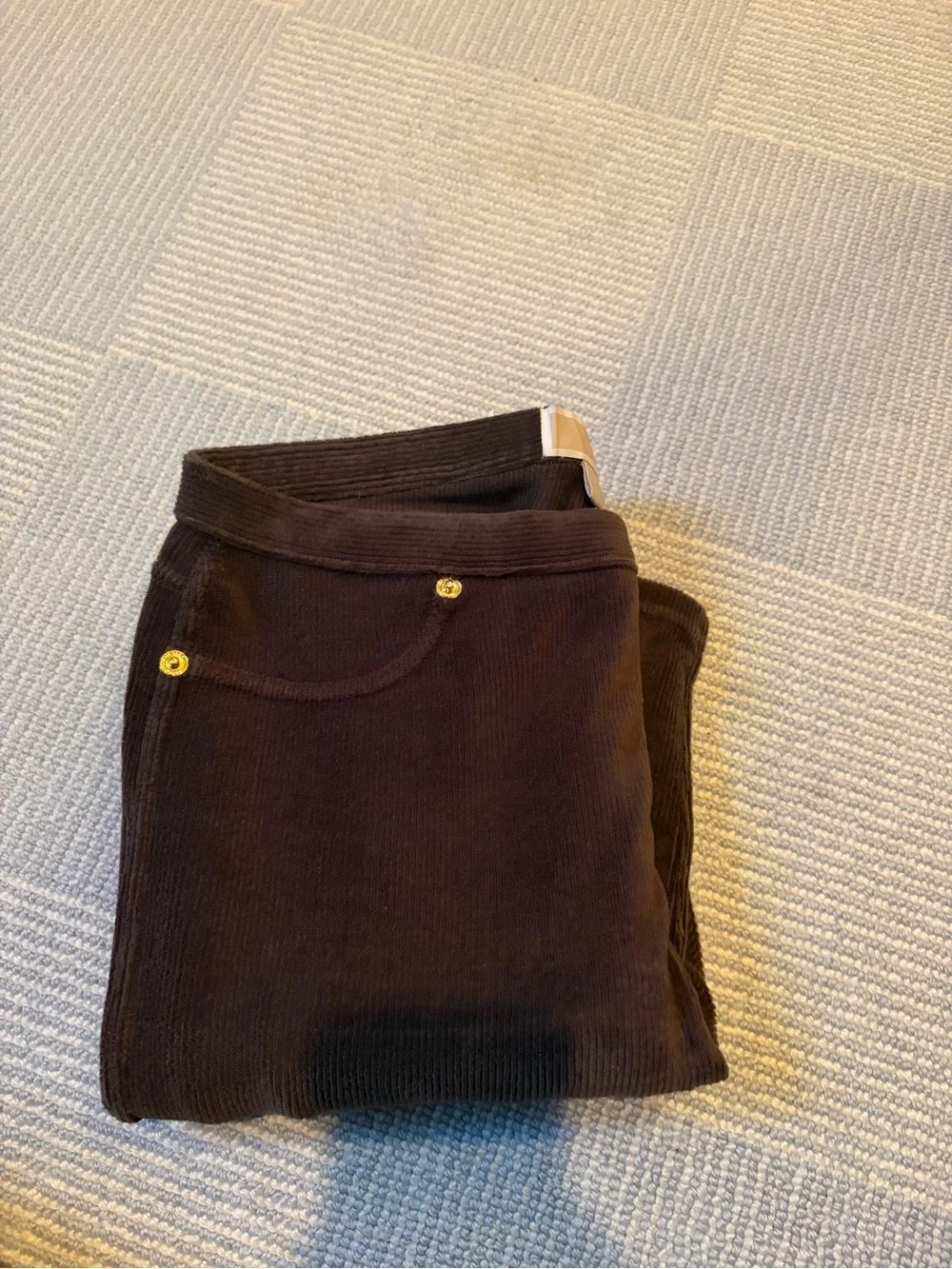 Michael Kors Men's Dark Brown Corduroy Pants
